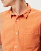 Chemise droite Time Box orange