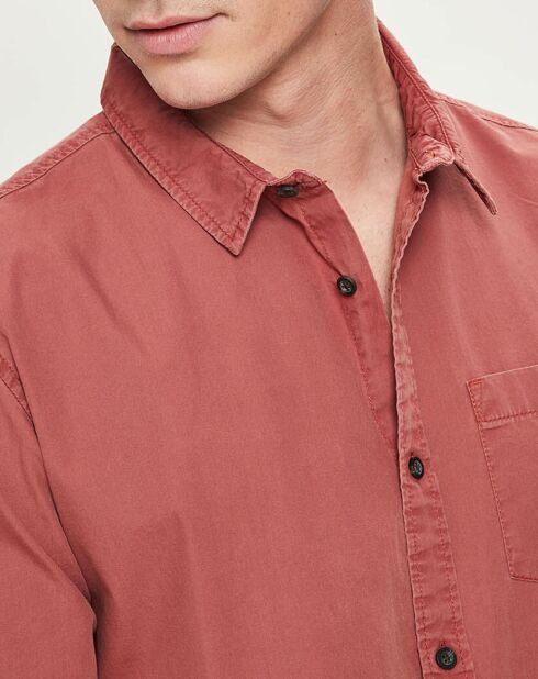 Chemise droite Taxer rouge
