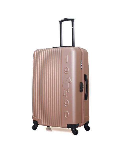 4 koffers met één wiel Liam-M 75/65/55/46 cm roségoud