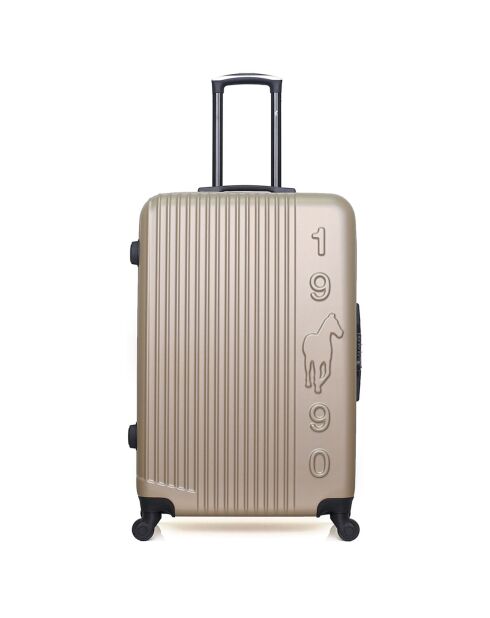 4 valigie singole Liam-M 75/65/55/46 cm beige a 4 ruote