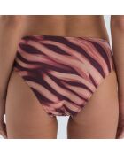 Bas de maillot de bain Chloé rouge bordeaux/beige