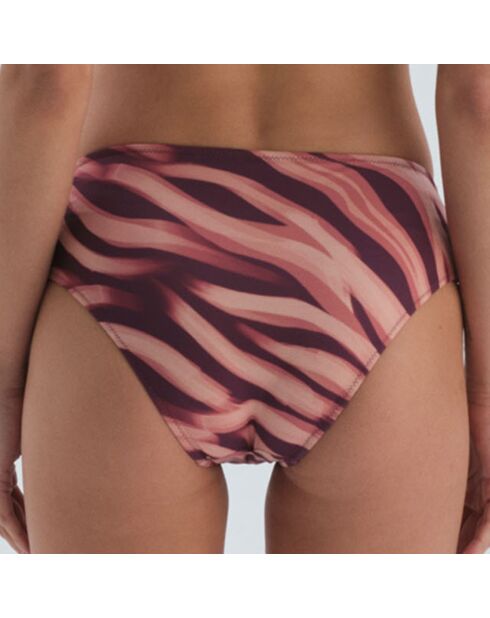 Bas de maillot de bain Chloé rouge bordeaux/beige