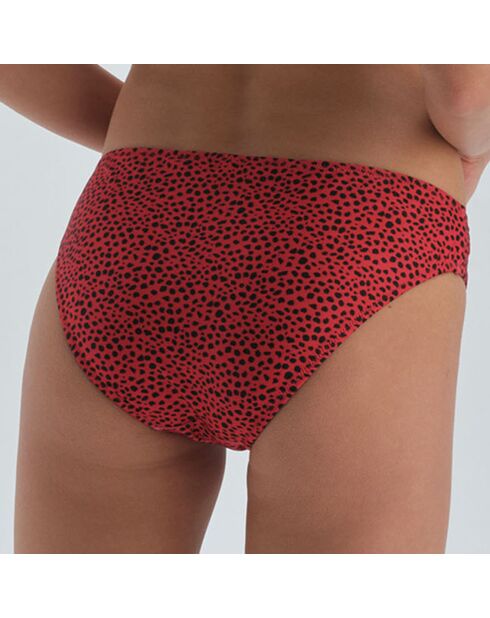 Bas de maillot de bain Heather rouge/noir