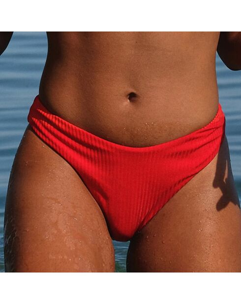 Bas de maillot de bain Joséphine rouge