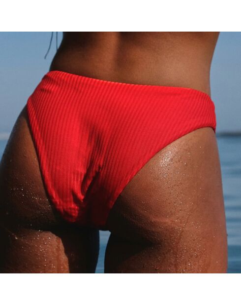Bas de maillot de bain Joséphine rouge