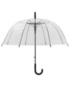 Parapluie cloche - Ouverture Automatique - avec baleines transparent