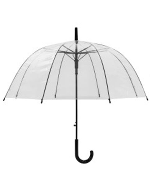 Parapluie cloche - Ouverture Automatique - avec baleines transparent