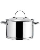 Faitout avec couvercle + Cuit vapeur Universel Elysée induction gris - 5L
