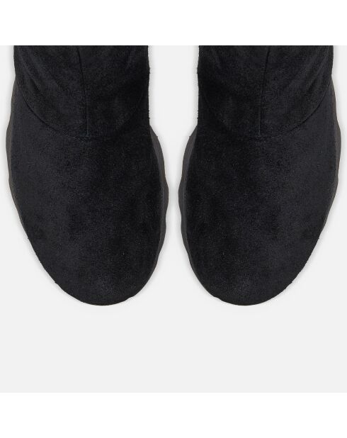 Boots fourrées en Suédine Imperméables Kinetic™ noires