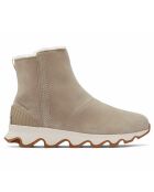 Boots fourrées en Suédine Imperméables Kinetic™ beiges