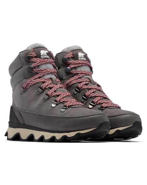 Boots en Cuir imperméables Kinetic™ Conquest grises