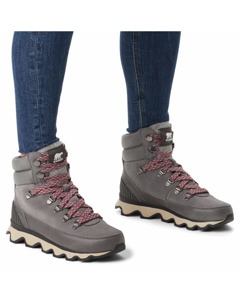 Boots en Cuir imperméables Kinetic™ Conquest grises