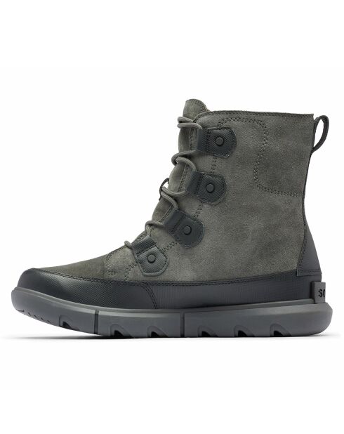 Boots en Velours de Cuir imperméables Sorel Explorer™ grises