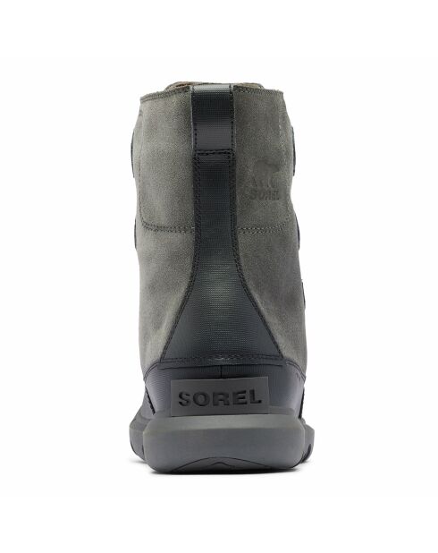 Boots en Velours de Cuir imperméables Sorel Explorer™ grises