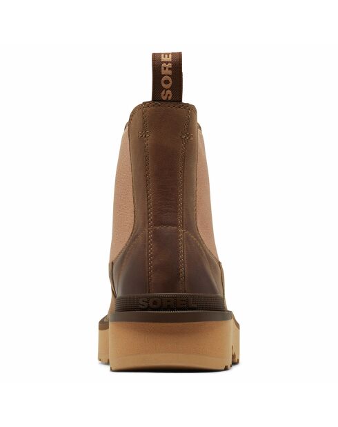 Chelsea boots en Cuir imperméables Hi-Line™ marron