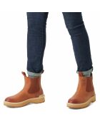 Chelsea boots en Cuir imperméables Hi-Line™ marron