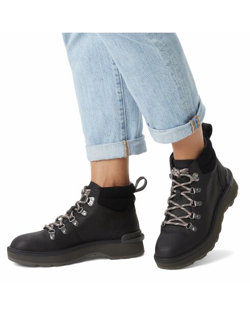 Boots en Cuir imperméables Hi-Line™ Hiker noires