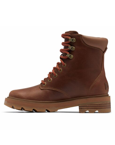 Boots en Cuir imperméables Lennox™ Lace marron