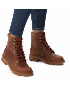 Boots en Cuir imperméables Lennox™ Lace marron