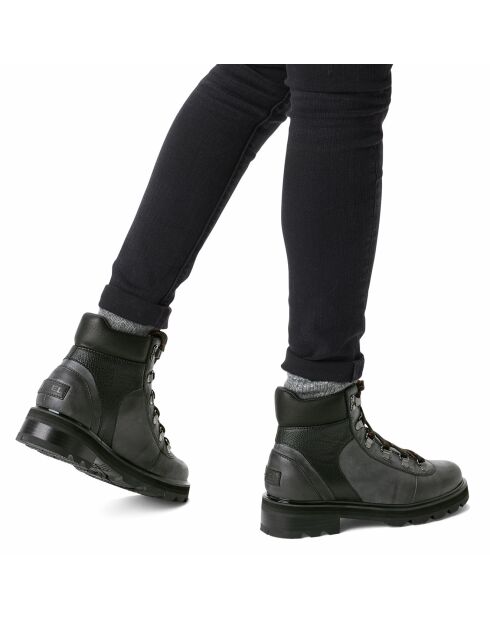 Boots en Cuir imperméables Lennox™ Hiker noires