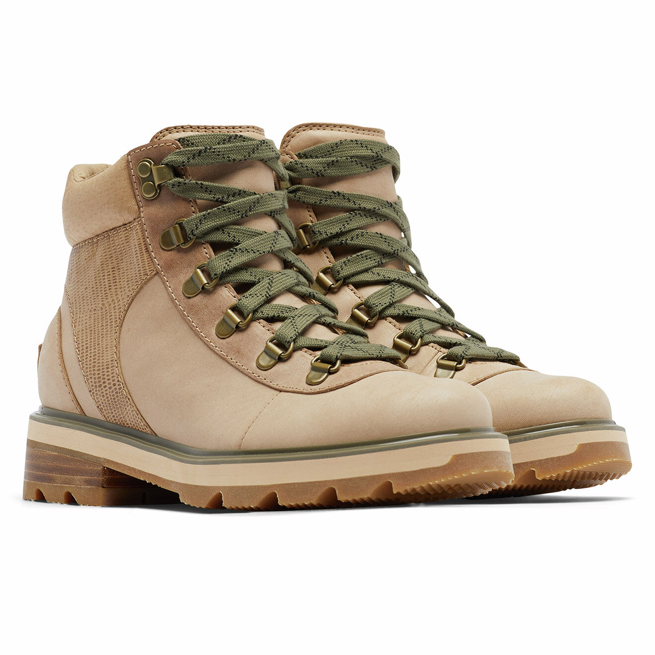 Boots en Cuir imperméables Lennox™ Hiker marron/beige
