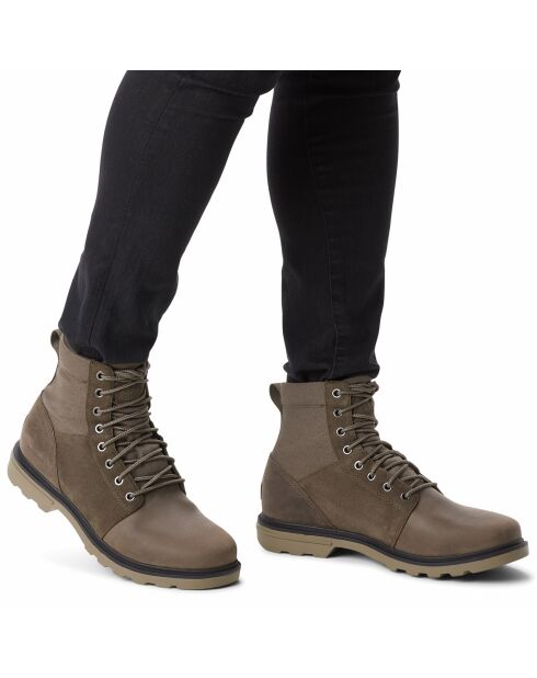 Boots en Cuir imperméables Carson™ Six marron