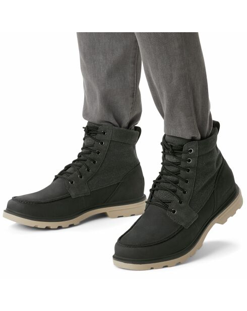 Boots en Cuir imperméables Carson™Moc grises