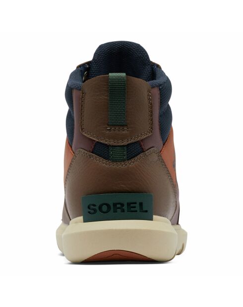 Sneakers en Cuir & Maille imperméables Sorel Explorer™ bleu/marron
