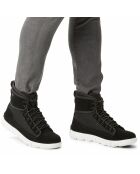 Sneakers en Velours de Cuir & Nylon imperméables Sorel Explorer™ Mission noires