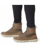 Sneakers en Velours de Cuir & Nylon imperméables Sorel Explorer™ Mission beiges