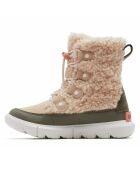 Boots fourrées imperméables Sorel Explorer™ Cozy beiges