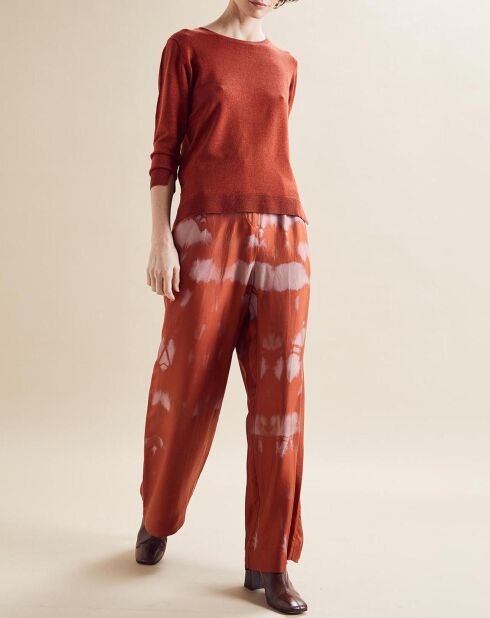 Pull en Lin mélangé Napoli terra