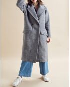 Manteau en Laine mélangée Mamma gris