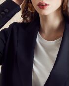 Giacca Ursule in misto lana nera