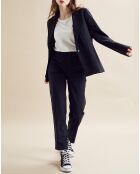 Giacca Ursule in misto lana nera