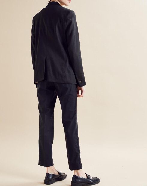 Veste en Lin mélangé Victoire noire