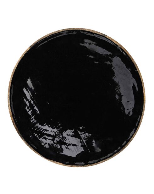 Dessous d'assiette manguier noir - 35x2x35 cm