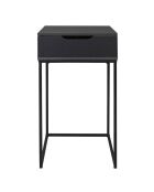 Coiffeuse Abbott noire - 45x77x45 cm