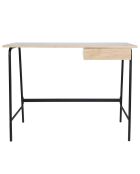 Bureau Stanford marron/noir - 100x75x50 cm