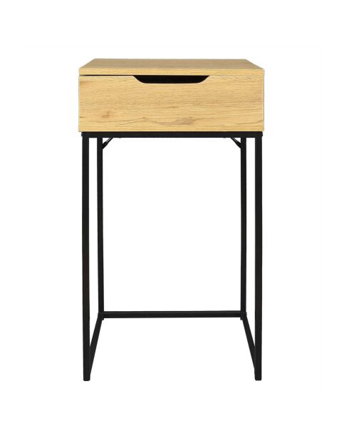 Coiffeuse Abbott marron - 45x77x45 cm