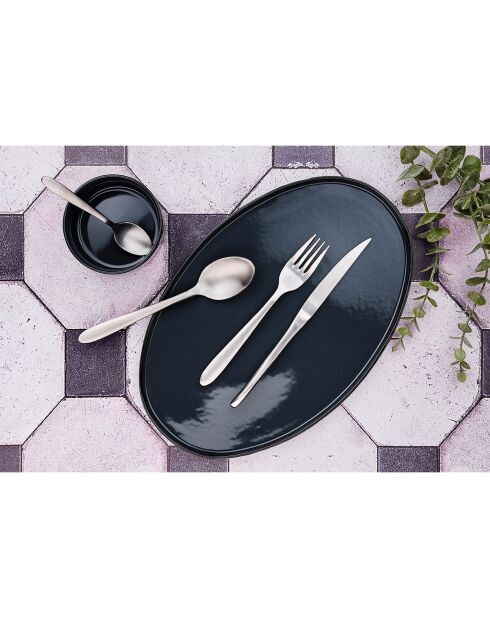 Ménagère Kaja inox mat - 24 pièces