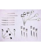 Ménagère Kaja inox mat - 24 pièces