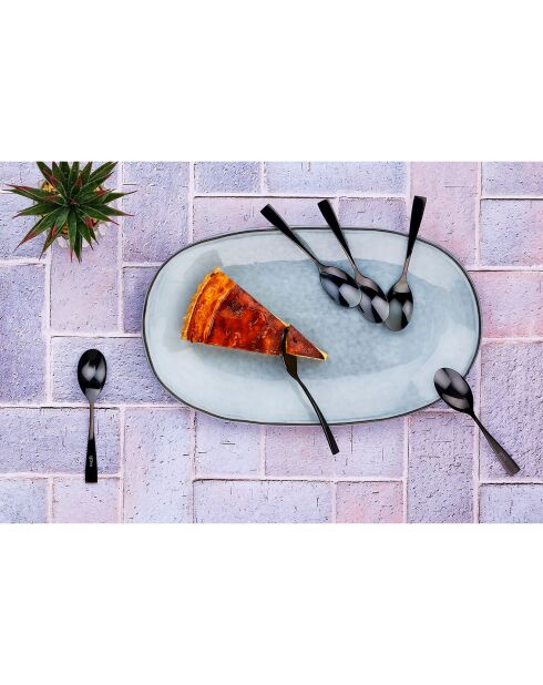 6 Petites cuillères Sven noires