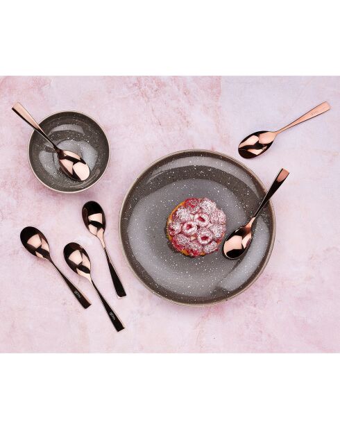 6 Petites cuillères Sven cuivrées