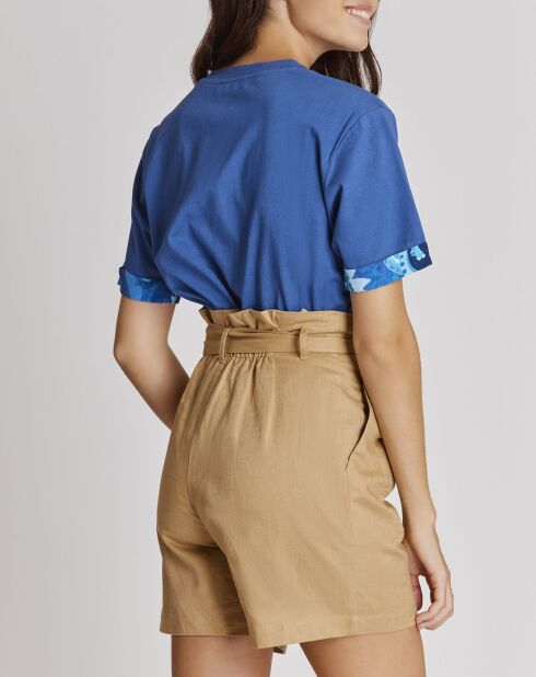 T-Shirt Falbala bleu