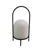 Lampe résine sur 4 pieds USB 200 Lumens noir/blanc