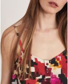 Top Beatrice multicolore