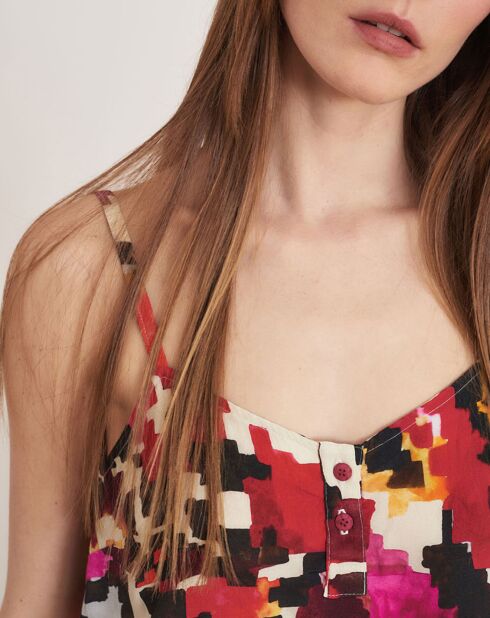 Beatrice mehrfarbiges Top