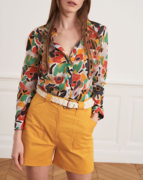 Short Sylvestre safran