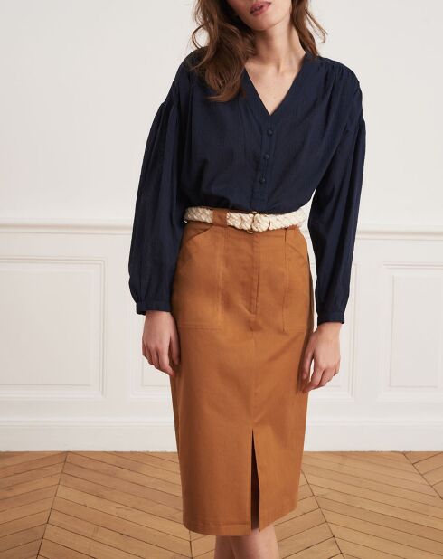 Gonna Jordan in cammello